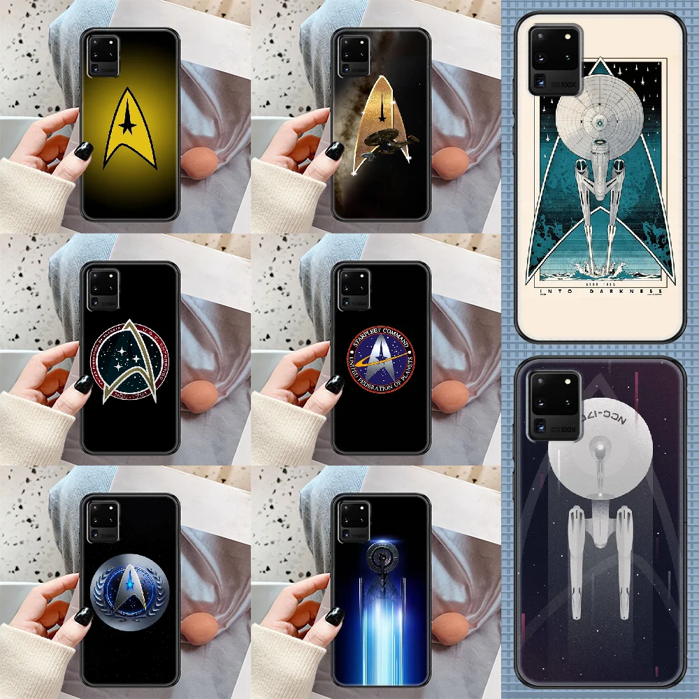 Звезды trek чехол для телефона Samsung Galaxy Note 4 8 9 10 20 S8 S9 S10 S10E S20 плюс UITRA Ультра черный