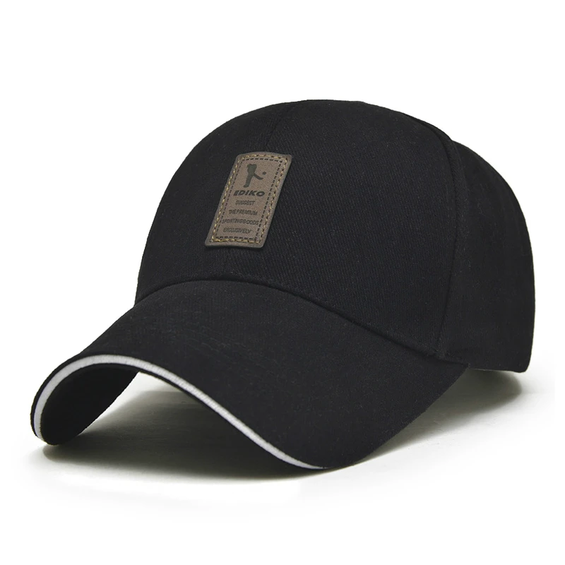 

1Piece Baseball Cap Men's Adjustable Cap Casual leisure hats Solid Color Fashion Snapback Summer Fall hat
