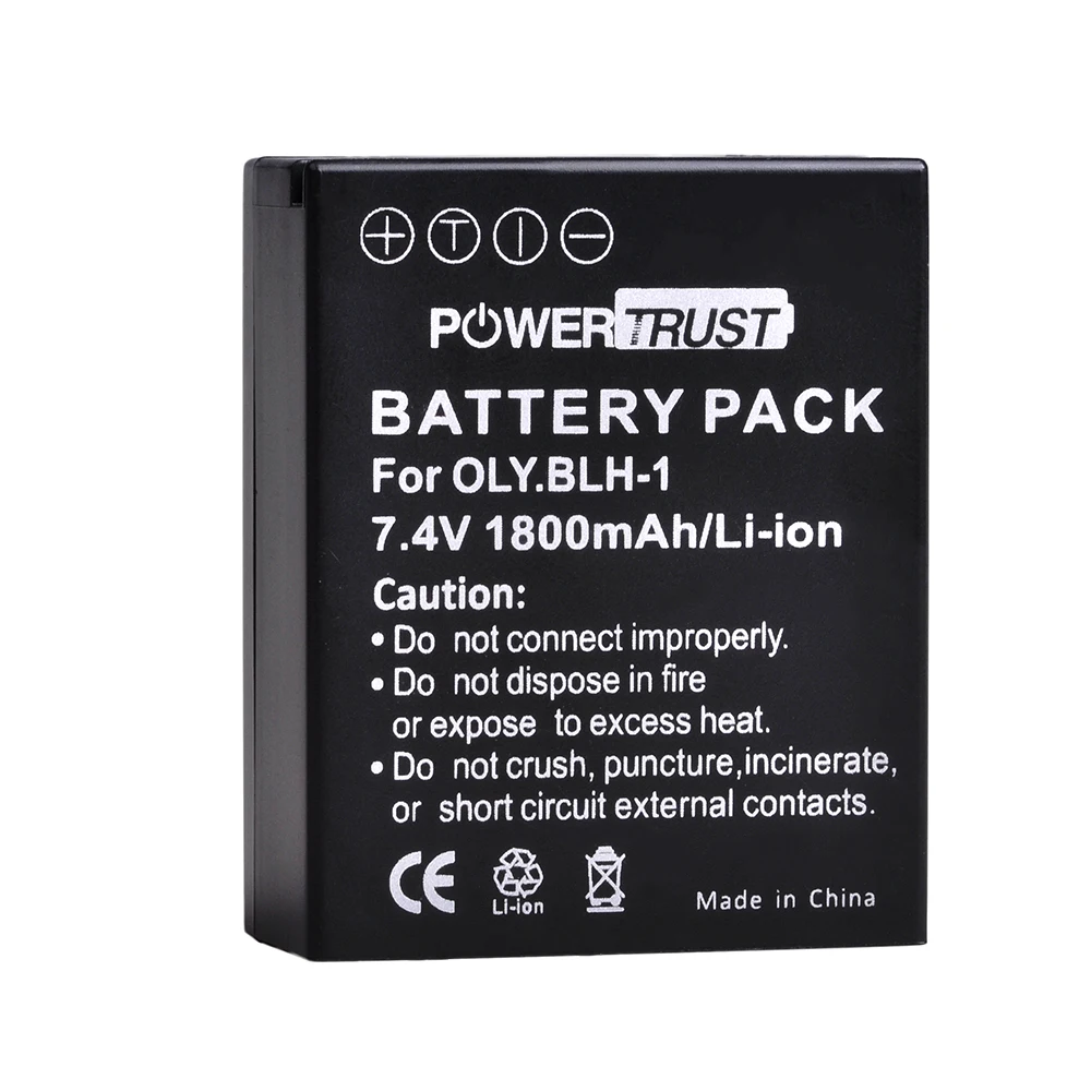 1 шт. BLH-1 BLH1 BLH 1 Перезаряжаемые Батарея+ светодиодный USB зарядка для Olympus E-M1 Mark II EM1-2 EM1 камерa