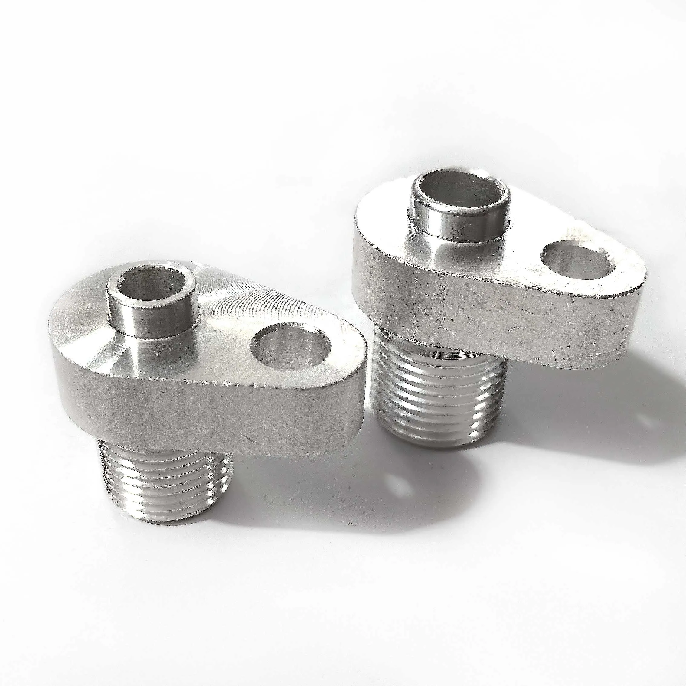 Automotive Air Conditioning Compressor Pipe Fittings AC Hose Aluminum Joints For 706 Cooling Pump 1/2 5/8 Connector