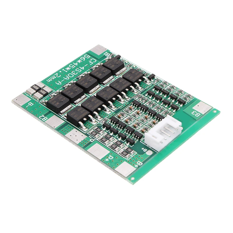 1 шт. PCB 18650 литиевая батарея Защитная плата высокий ток 4S 14,8 в 30A BMS защита от перезарядки модуль