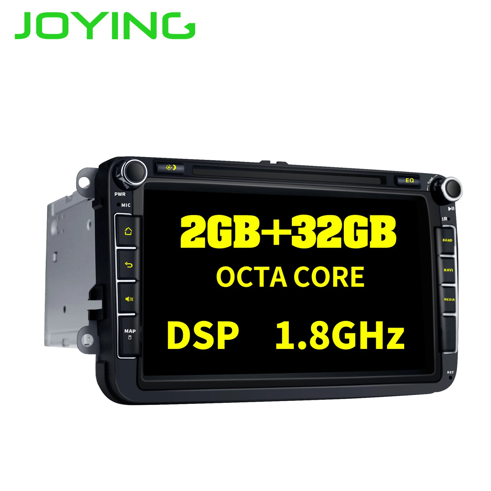 Excellent 8"Android 8.1 Car Radio Stereo Head Unit For VW Skoda Rapid Passat Polo Golf GPS Multimedia DVD Player Built in DSP Mirror Link 0