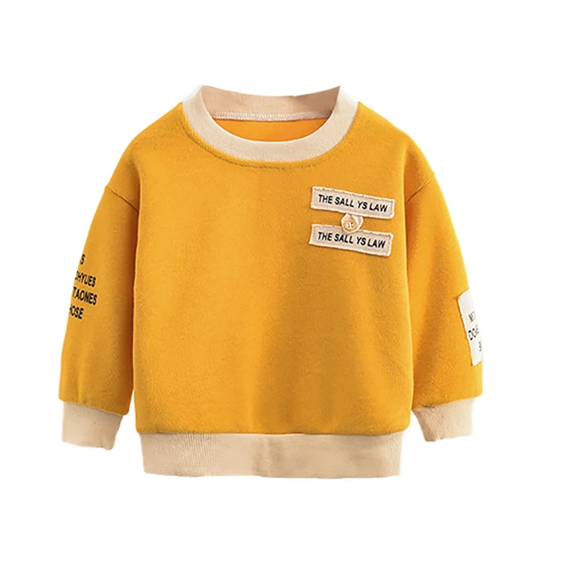 

Autumn Outerwear Kids Baby Boy Girl Letter Print Sweatshirts Casual Toddler Blouse Long Sleeve Outerwear
