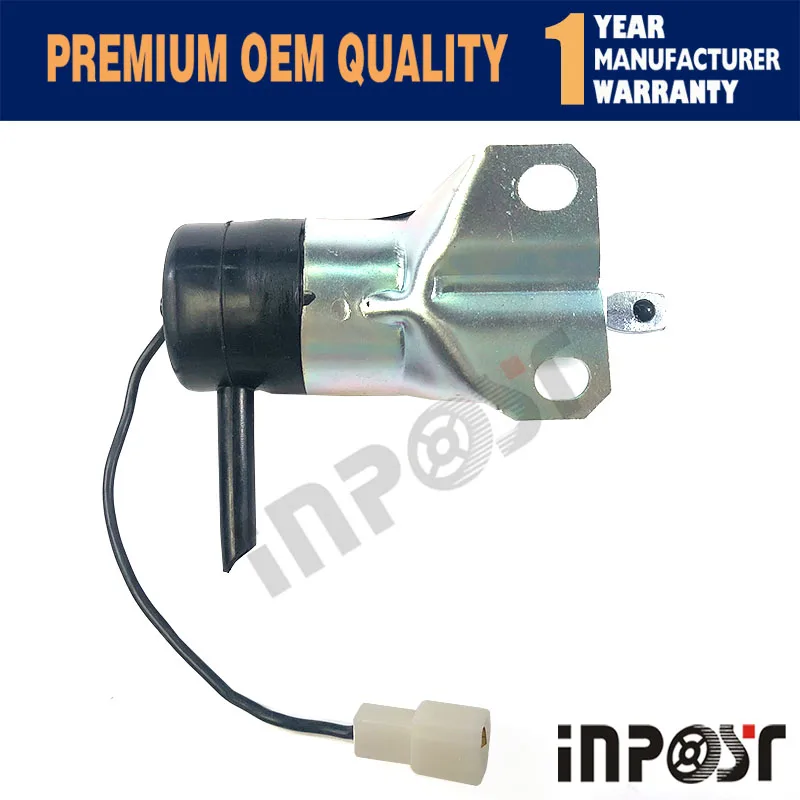 In Stock Stop Solenoid Valve 15471-60010 12V For Kubota 052600-100, 052600-1000