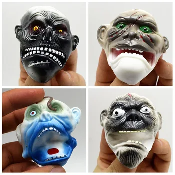 

New interesting toy ghost mask refers to puppet hand puppet toy ghost face puppet toy Halloween Story Telling props