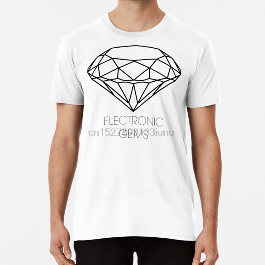 Электронные драгоценные камни-логотип Футболка электронные камни merch Толстовка