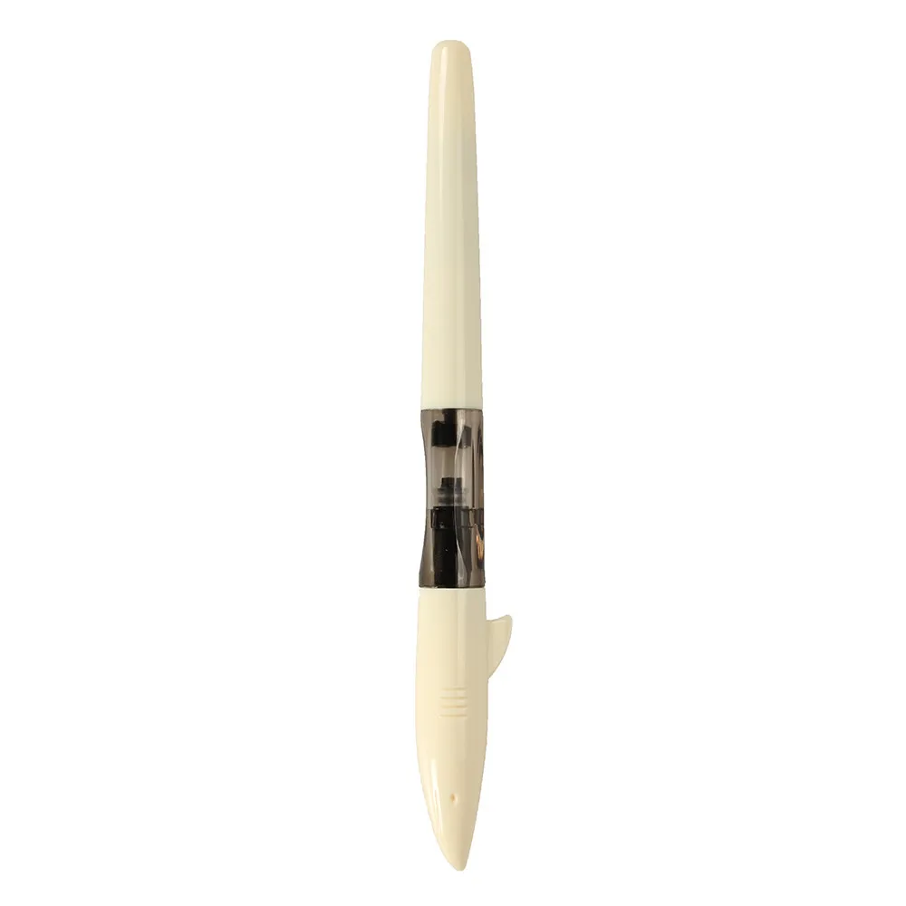 Beige Jinhao Акула спираль Прозрачный Красочный Офис тонкий перьевая ручка - Цвет: Beige