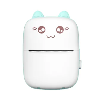 

Cute For Mobile Phone Receipt With 1 Paper Roll Photo Label Pictures Thermal Printer Wireless Bluetooth Mini Portable Study