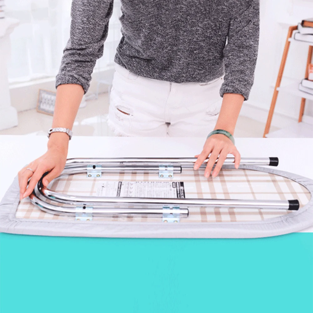  Deluxe Ironing Board Home Multifunctional Ironing Board with Adjustable Height Folding Desktop Iron