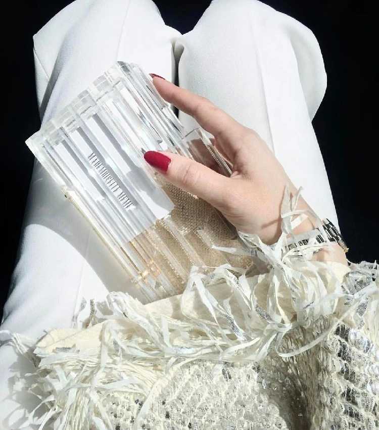 

Top Brand Clear Transparent Acrylic Handbags Hard Case Bag Evening Trends Seethorough Stylise Fashioniospo Personal Box Clutches