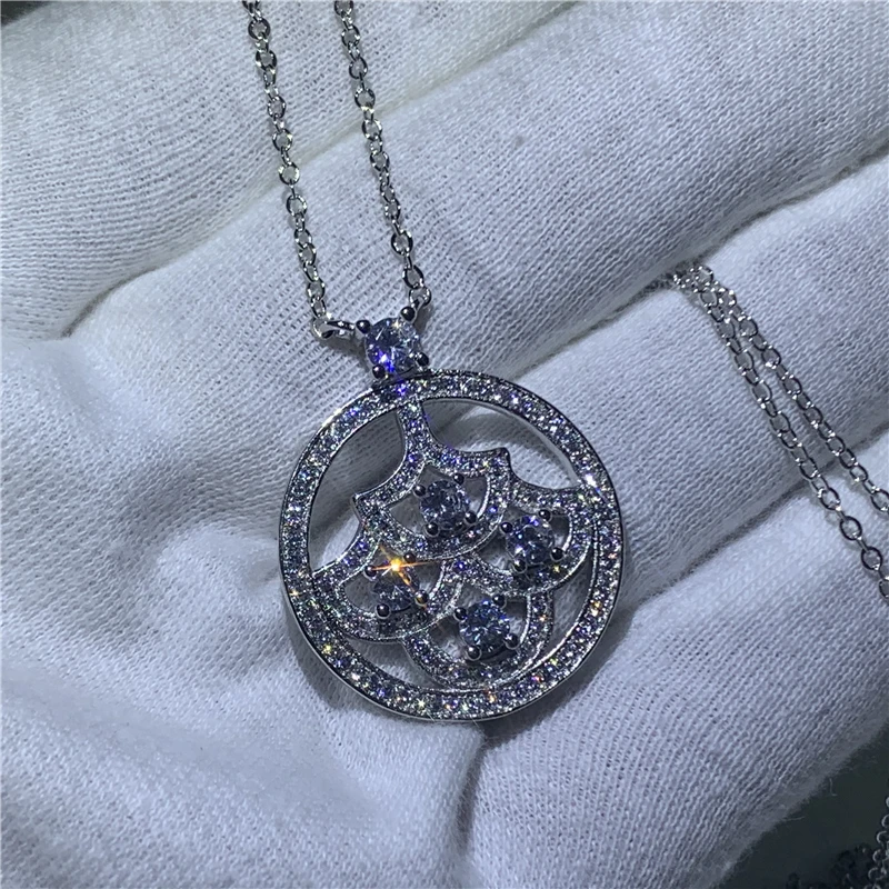 Женский кулон в виде большого дерева из серебра 100% пробы|Подвески| |