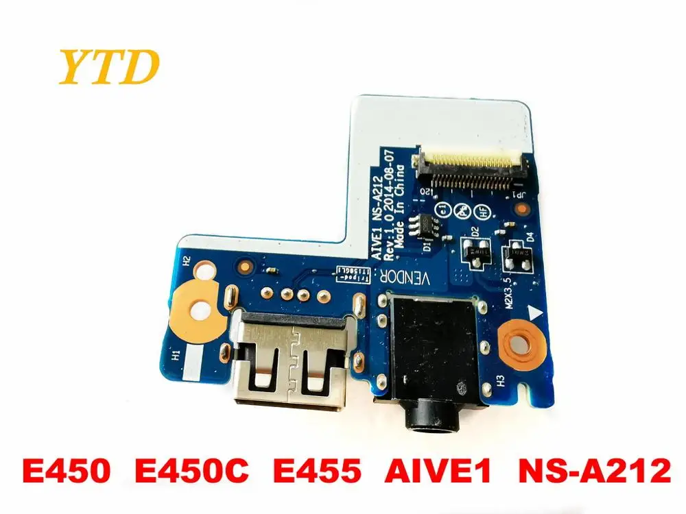 Для lenovo E450 E450C E455 звуковая плата USB доска E450 E450C E455 AIVE1 NS-A212 испытанное хорошее