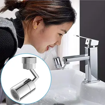

Universal Splash Filter Faucet 720 Degrees Rotating Universal Faucet Spray Head Anti Splash Filter Movable Water Saving Tap
