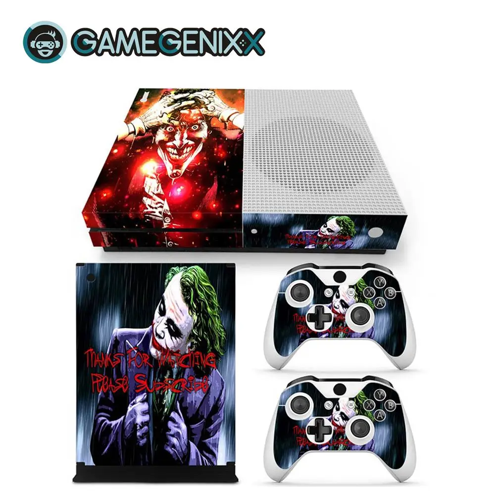 Защитная Наклейка GAMEGENIXX для Xbox One Slim Console и 2 контроллера-The Joker - Цвет: The Joker