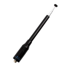 SMA Женская VHF UHF Двухдиапазонная рация телескопическая антенна для Baofeng Walkie Talkie UV-5R UV-82 BF-888S