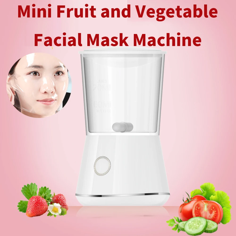 

Face Mask Maker Machine Facial Treatment DIY Automatic Fruit Natural Vegetable Collagen Home Use Beauty Salon SPA Care Eng Voice