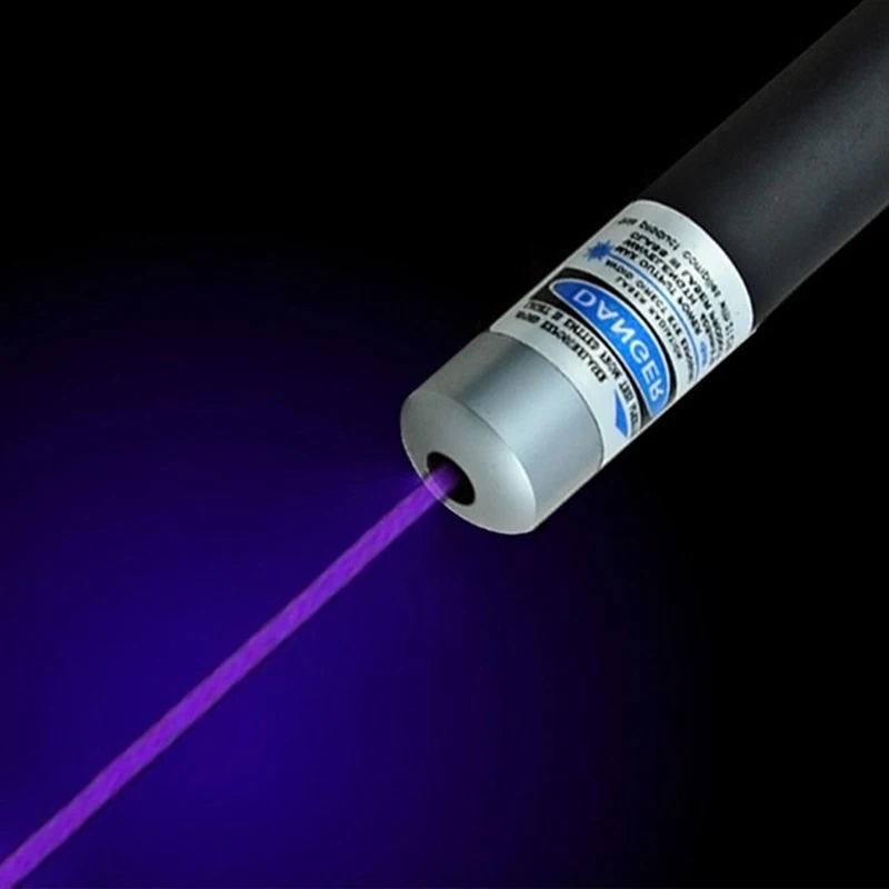 Blue purple light Лазерная указка, 5 мВт, фиолетовый светильник, Мини светодиодный флэш-светильник, луч, светильник, указка для обучения, обучения, для домашних животных, детская игрушка - Цвет: Blue purple light