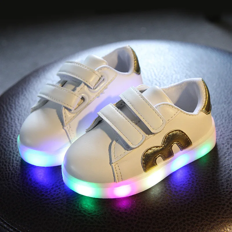 LOOZYKIT Toddler Boy Sneakers Children Baby Boys Led Light Luminous Running Sport Sneaker Shoes Chaussure Lumineuse Pour Garcon