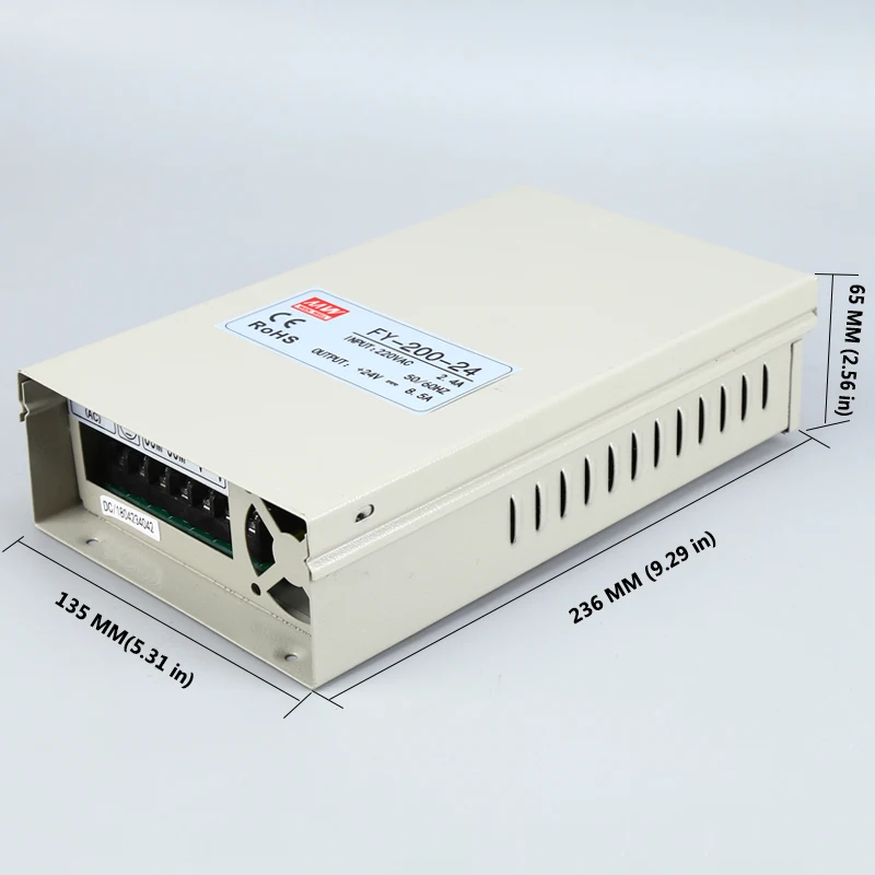 FY-200-24V/12 V/36 V/48 V на открытом воздухе водонепроницаемая система наружные плакаты светящиеся слова Контроль питания