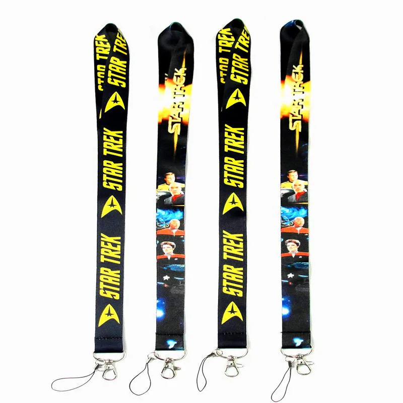 New pattern neck lanyard keychain ID card gym mobile phone belt USB badge clip DIY sling