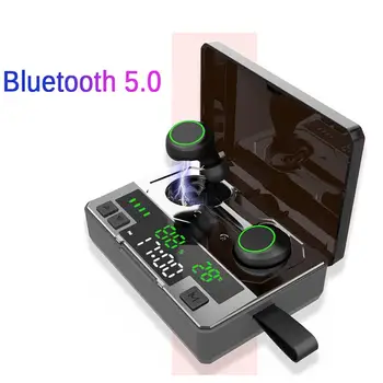 

Universal TWS C6 Wireless Bluetooth 5.0 Earphones 6800mAh High Capacity HIFI Stereo Smart Temperature Sensing Sport Headphones