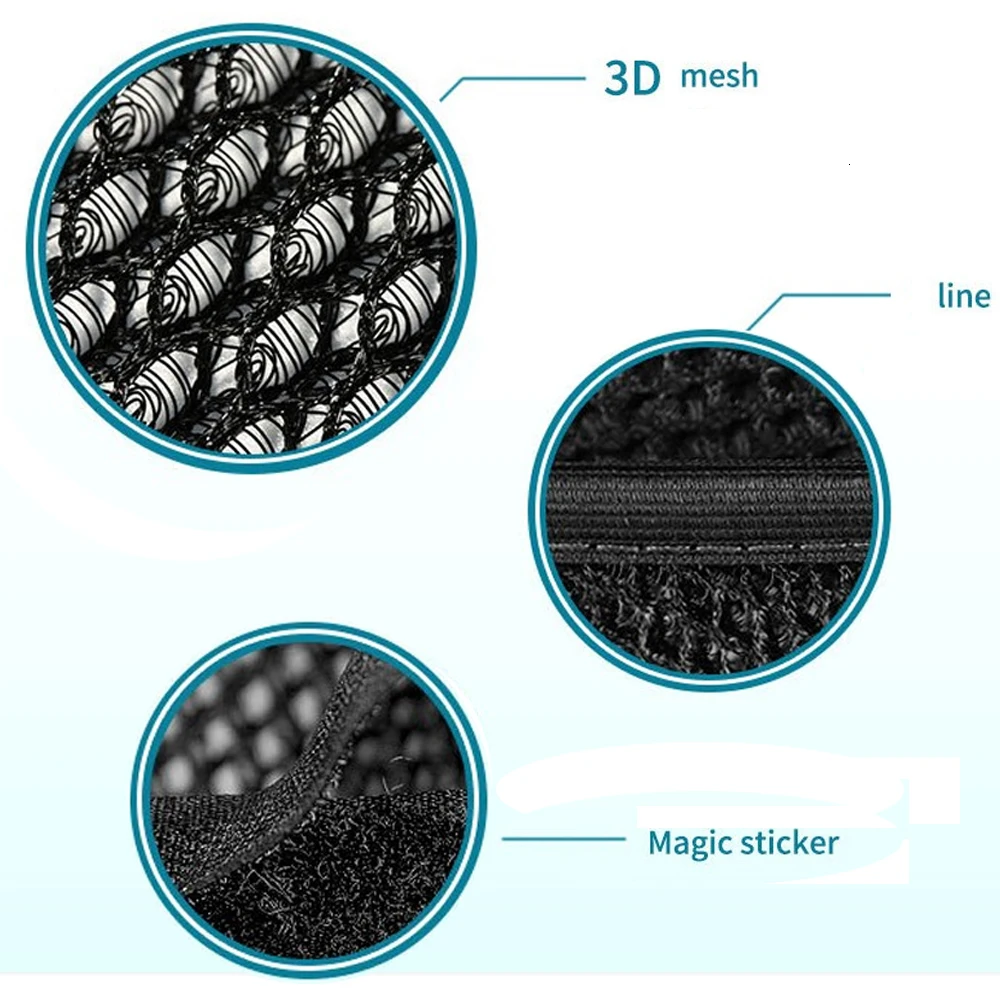 Дышащие летние чехлы на сиденья с 3D сеткой Нескользящие водонепроницаемые