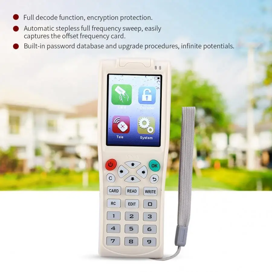 

Professional RFID NFC IC/ID Reader Copier Smart Card Key Duplicator with Full Decode Function Hot sell HOT