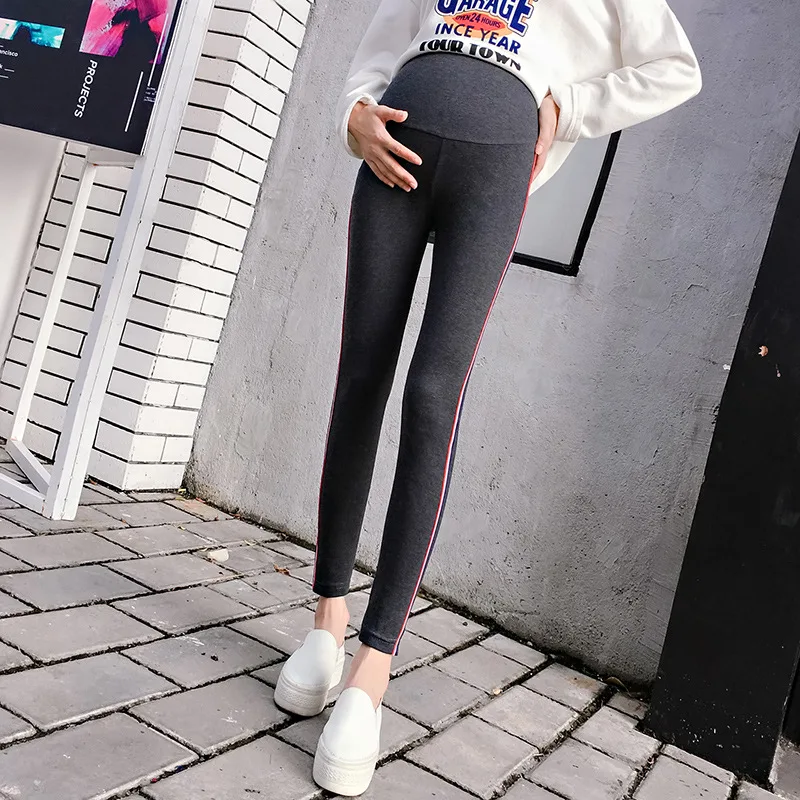 

Maternity Clothes 2020 Spring And Autumn New Style Korean-style Fashion Mom Side Edge Webbing Pregnant Women Abdominal Support E