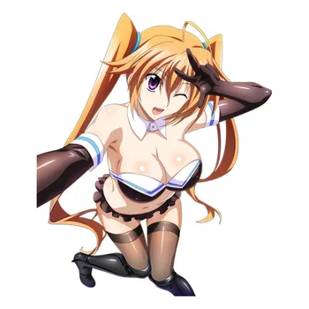 

13cm Super Sexy Bikini Girl High School DxD Car Sticker Shidou Irina Render Bumper Car Styling Waterproof Accessories