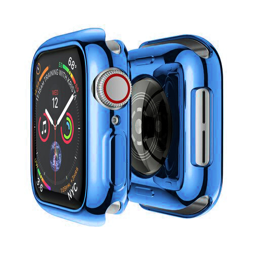 for Apple Watch Case 44mm/40mm 42mm/38mm Accessories soft All-around TPU bumper Screen Protector iWatch Series SE 3 4 5 6