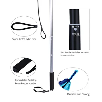 

Puppy Scalable Teaser Stick Pet Teasing Flirt Pole Fun Interactive Play Toy with Cotton Chewing Rope for Training Exercising
