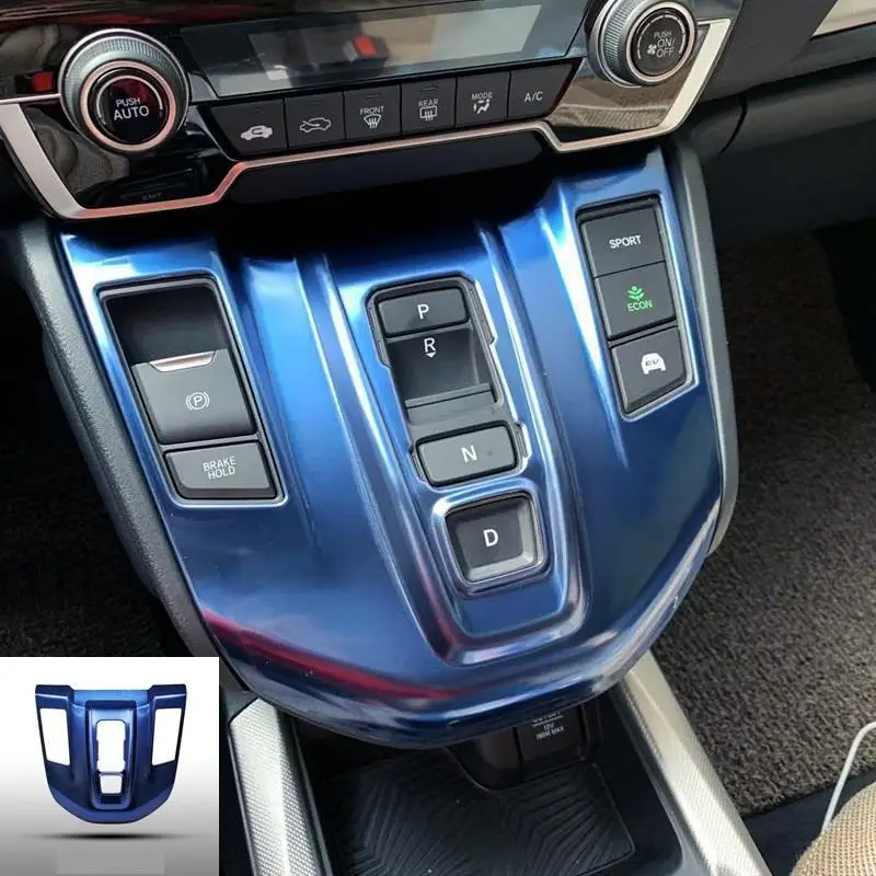 Модифицированная автомобильная автоматическая дверная ручка для окон и дверей, панель передач для интерьера, аксессуары для стайлинга автомобилей, запчасти 17 18 19 для Honda CRV - Название цвета: Number 8