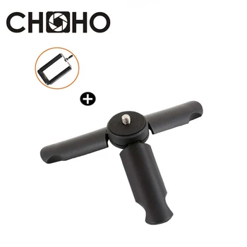 

Mini Tripod Stand Holder table tripe Light + Phone holder Live Show Self sticks Monopod stick 65mm for Gopro cellphone