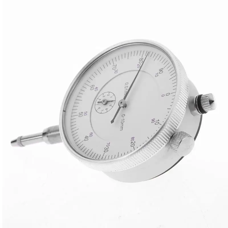 Указатель точности, циферблат, индикатор, измерительный инструмент, 0,01 мм, вертикальный контакт, круглый циферблат, индикатор, 0-10 мм