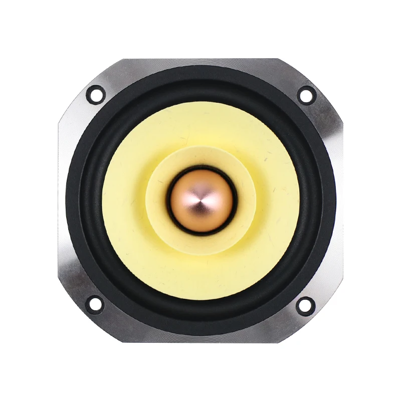 Ghxamp 4 дюйма полный диапазон динамик 4ohm 25 Вт Hifi Полная частота громкий динамик HomeTheatre 91DB пуля резиновый край литой алюминий 1 шт