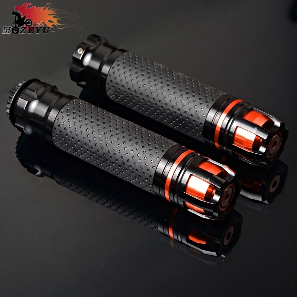 7/8" 22MM CNC Motorcycle Universal Grips For KTM 1290SUPER ADVENTURE 990 SupeRDuke Handle bar end Handlebar 990SMR/SMT 950 900SM