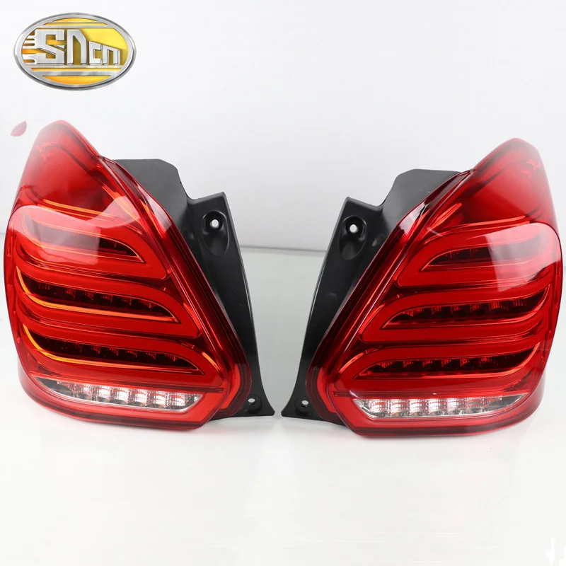 Car LED Taillight Tail Light For Suzuki Swift 2017 2018 2019 Rear Fog Lamp + Brake Light + Reverse + Dynamic Turn Signal