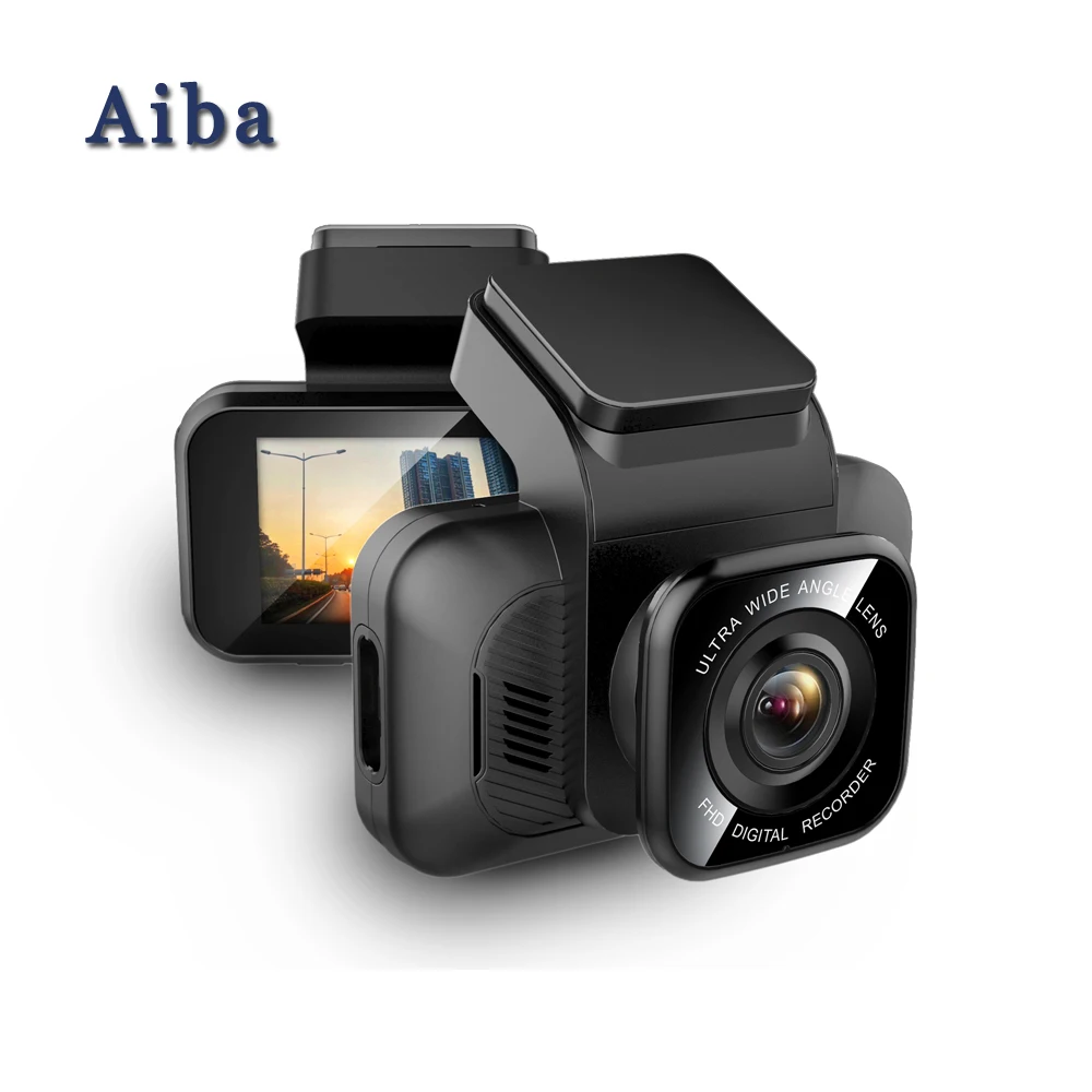 Aiba A12 APP WDR камера для приборной панели ночного видения Автомобильная камера рекордер три объектива Автомобильный видеорегистратор Встроенный WiFi тире камера 24H монитор парковки