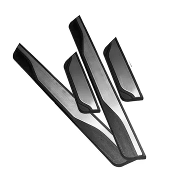 

4Pcs/set Car Styling Stainless Steel Door Sill Scuff Plate Protector Guard For Mazda 3 Accessories Car Sticker