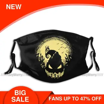 

Skeleton Mouth Face Mask Jack Nightmare Facial Mask Beautiful Kawai with 2 Filters Adult Mask