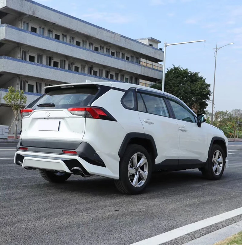 Передний и задний бамперы комплект кузова для Toyota Rav4 2019 2020 нового rav4 с Дневной