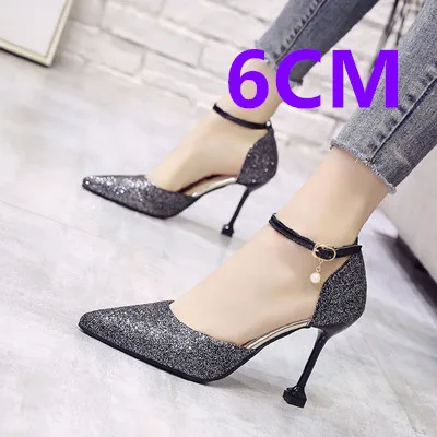 Marlisasa Femmes Hauts Talons/женские высококачественные туфли на высоком каблуке с острым носком пикантные вечерние туфли фиолетового цвета розовые туфли на высоком каблуке F5104 - Цвет: y