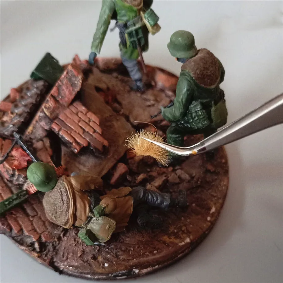 architecture model grass ho train layout01