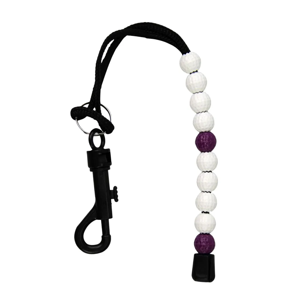 Portable Golf Stroke Bead Score Counter Counting Tool Bracelet Golf Bag Tag Accessories