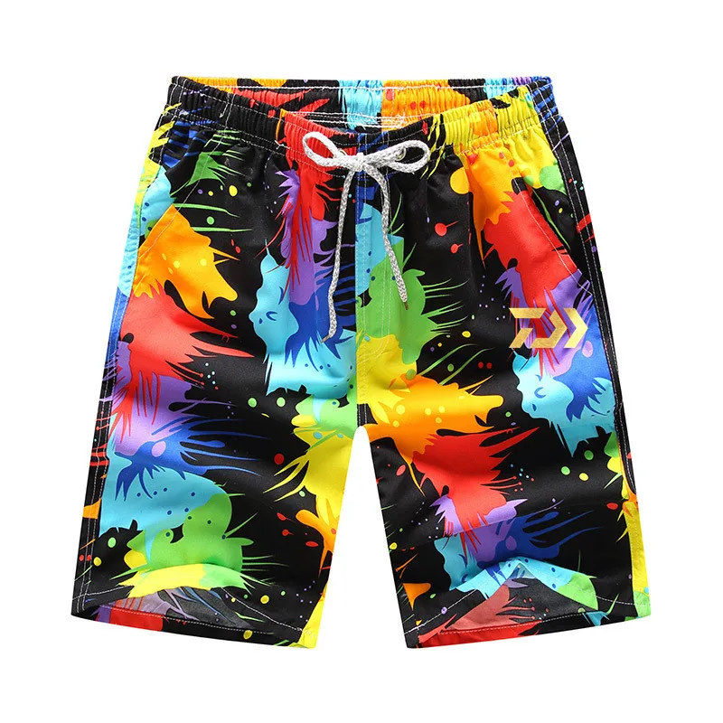 Daiwa плюс большие новые короткие брюки для рыбалки летние мужские уличные дышащие пляжные рыбацкие брюки светильник одежда Pesca Daiwa - Цвет: 4