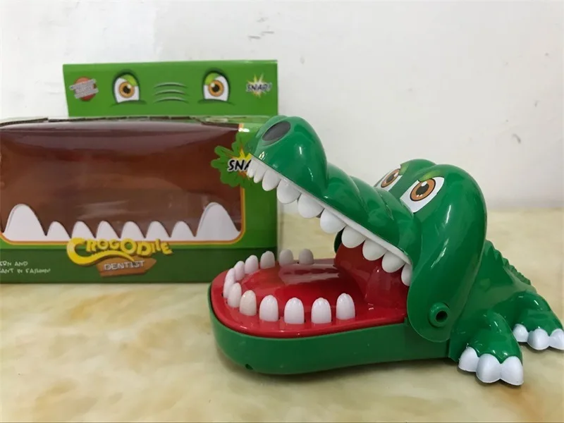 

Douyin-Large Size Bite Finger Crocodile Toy Shark Tooth Extraction Game Bite the Hand Crocodile Parent And Child Children Trick