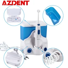 Семейный Электрический ирригатор для полости рта, зубная нить с 4 наконечниками, емкость 500 мл, струя воды, зубная нить для чистки полости рта