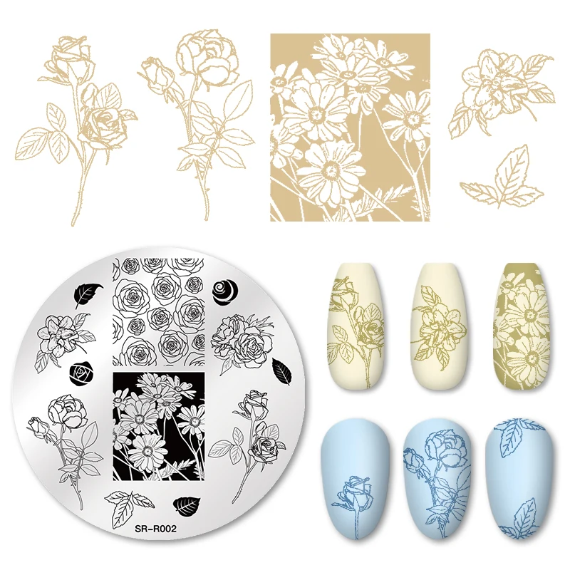 Гель лак для ногтей Четыре лилии|Шаблоны дизайна ногтей| |