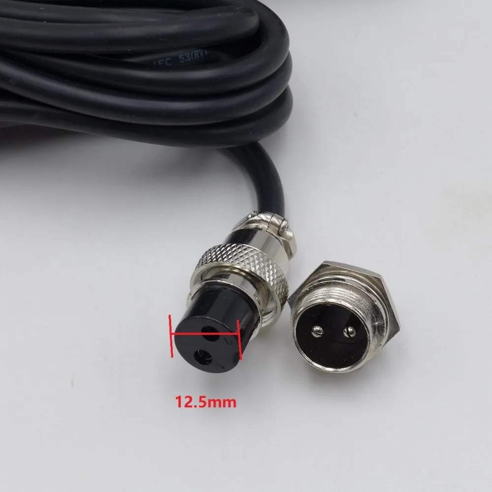 Pedal de metal interruptor 1,8 metros Cable 2 pines conector para antorcha soldadura Tig
