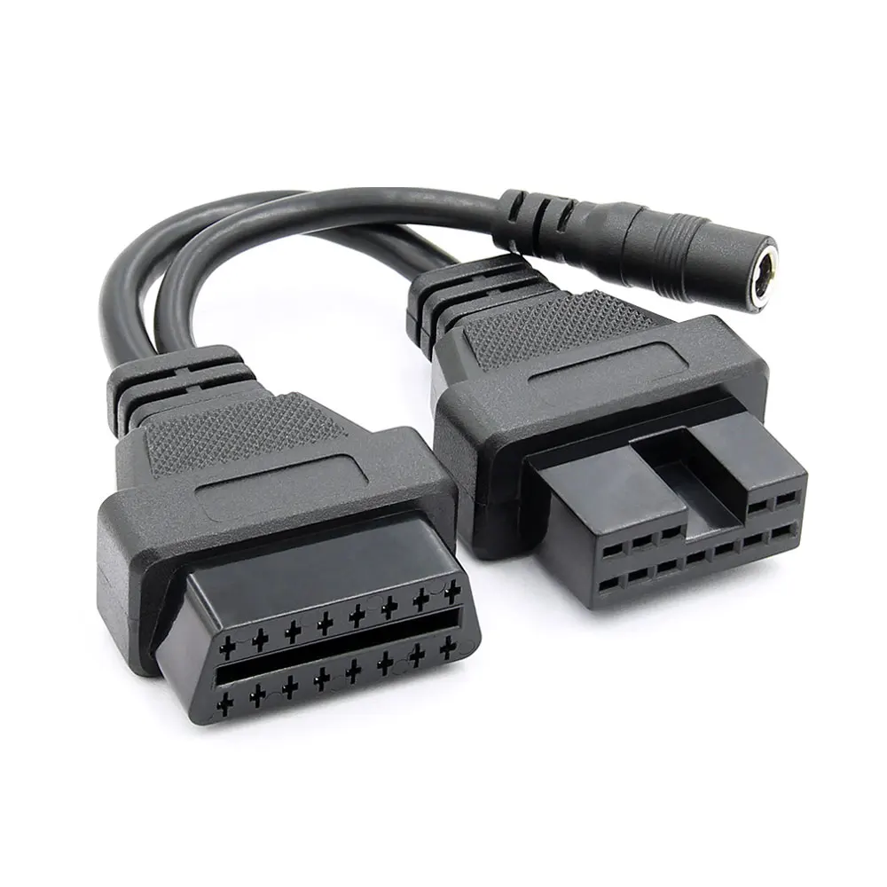 Автоматический сканер инструмент 12Pin для Mitsubishi до 16 pin OBD2 OBD II Диагностический кабель для Mitsubishi 12 Pin OBD Кабель-адаптер
